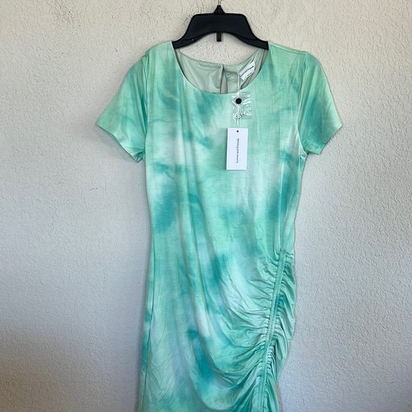 Lovers and friends Elijah Dress in Seafoam Tie Dye - Picture 5 of 13